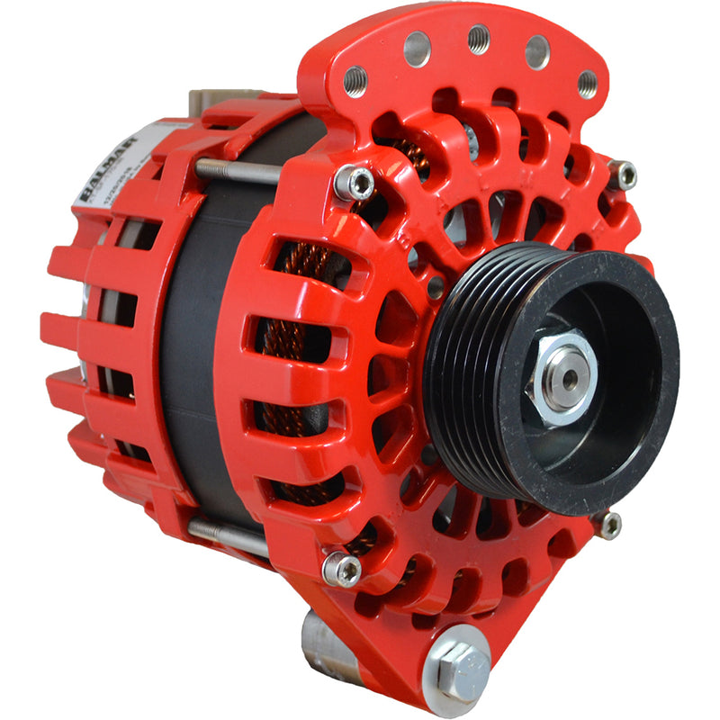 Balmar Alternator 170AMP, 12V, 1-2" Single Foot, K6 Pulley w-Internal Regulator & Isolated Grounding