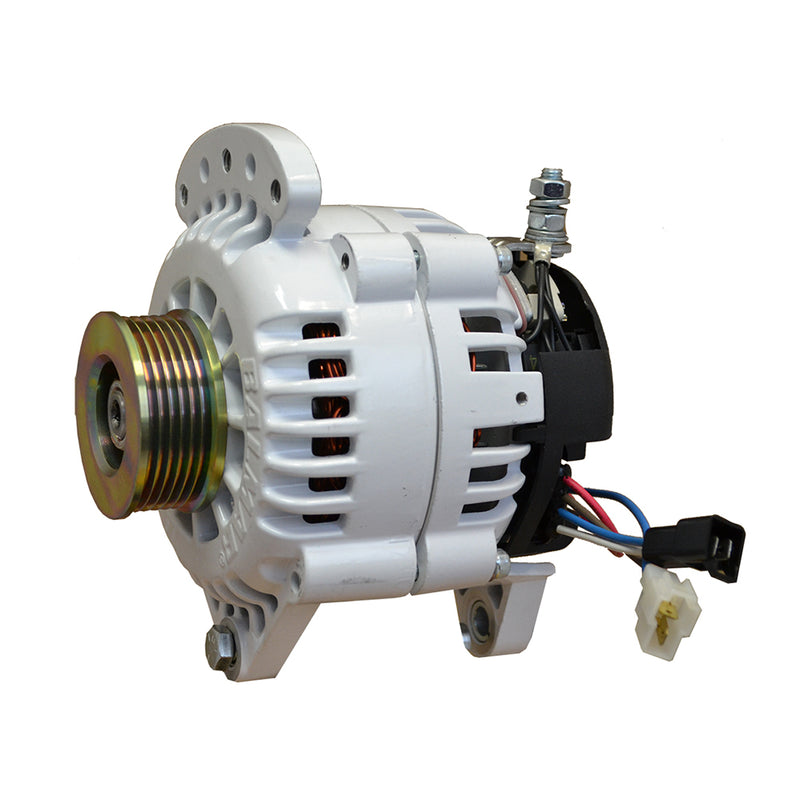 Balmar Alternator 100 Amp 12V 3.15" Dual foot Saddle Single K6 Pulley w-Isolated Grounding