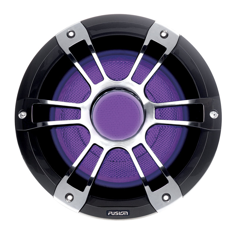 FUSION SG-SL102SPC Signature Series 3 - 10" Subwoofer - Silver-Chrome Sports Grille