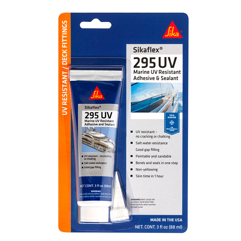 Sika Sikaflex® 295 UV - Black - 3oz Tube