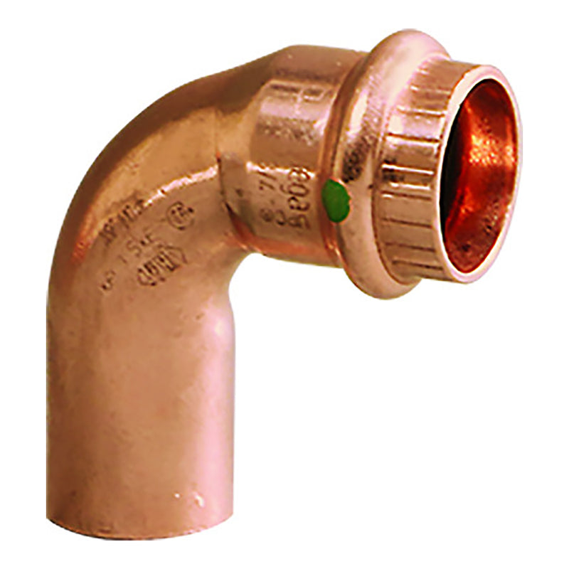 Viega ProPress 1" - 90° Copper Elbow - Street-Press Connection - Smart Connect Technology