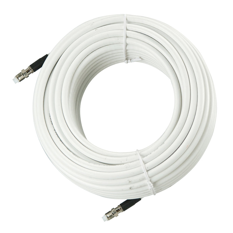 Glomex 30M - 99' RG-8X Coax f-Glomeasy VHF Antennas - White