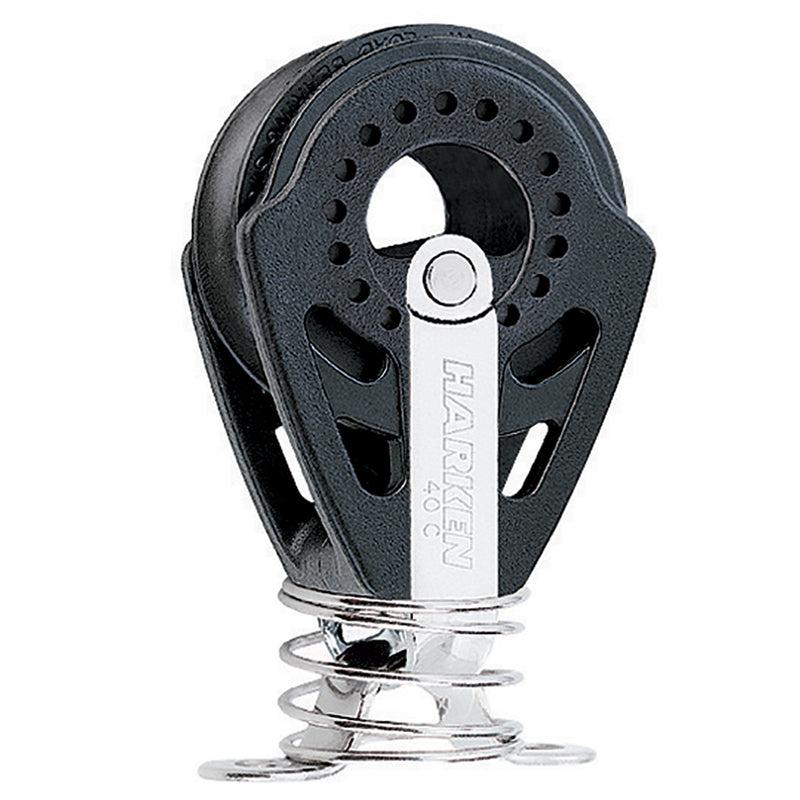 Harken 40mm Carbo Block w-Spring & Eyestrap