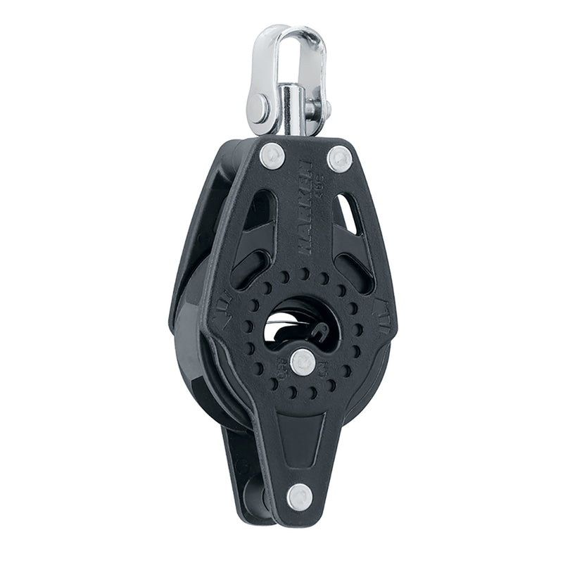 Harken 40mm Carbo Single Ratchet Block w-Swivel & Becket