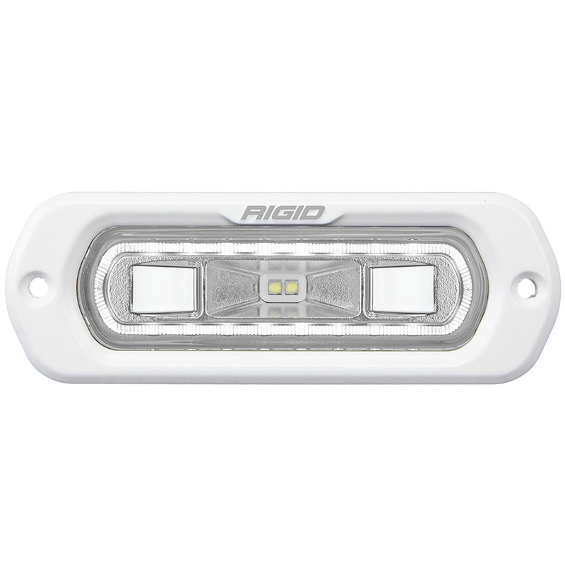 RIGID Industries SR-L Series Marine Spreader Light - White Flush Mount - White Light w-White Halo