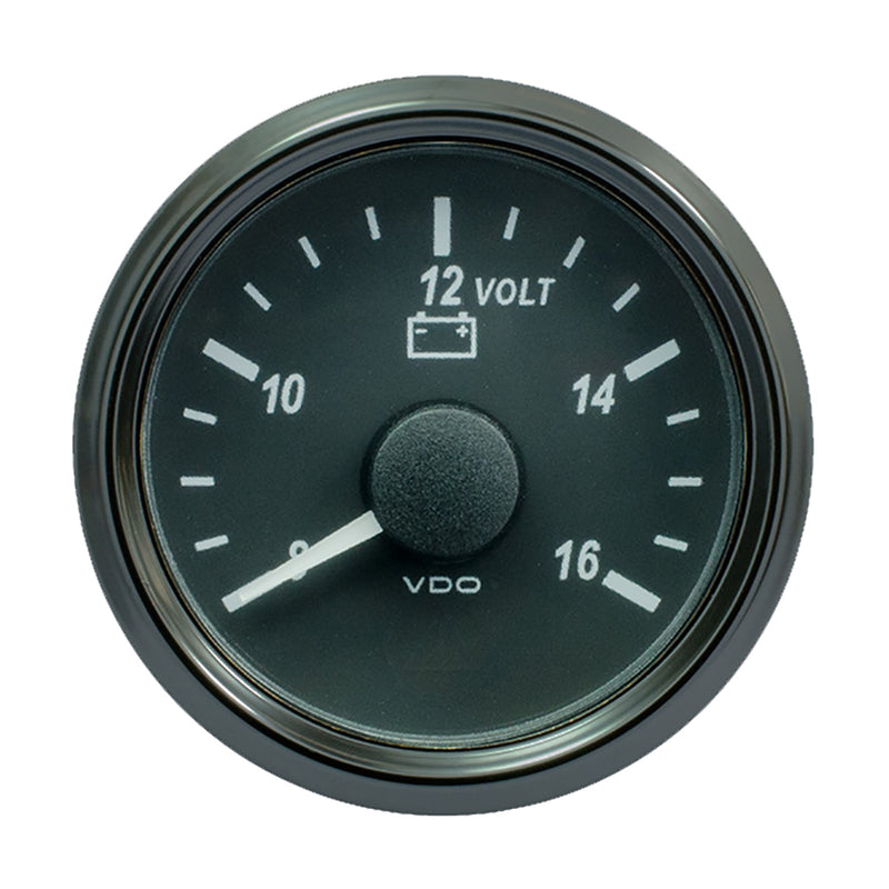 VDO SingleViu 52mm (2-1-16") Voltmeter f-12V Systems