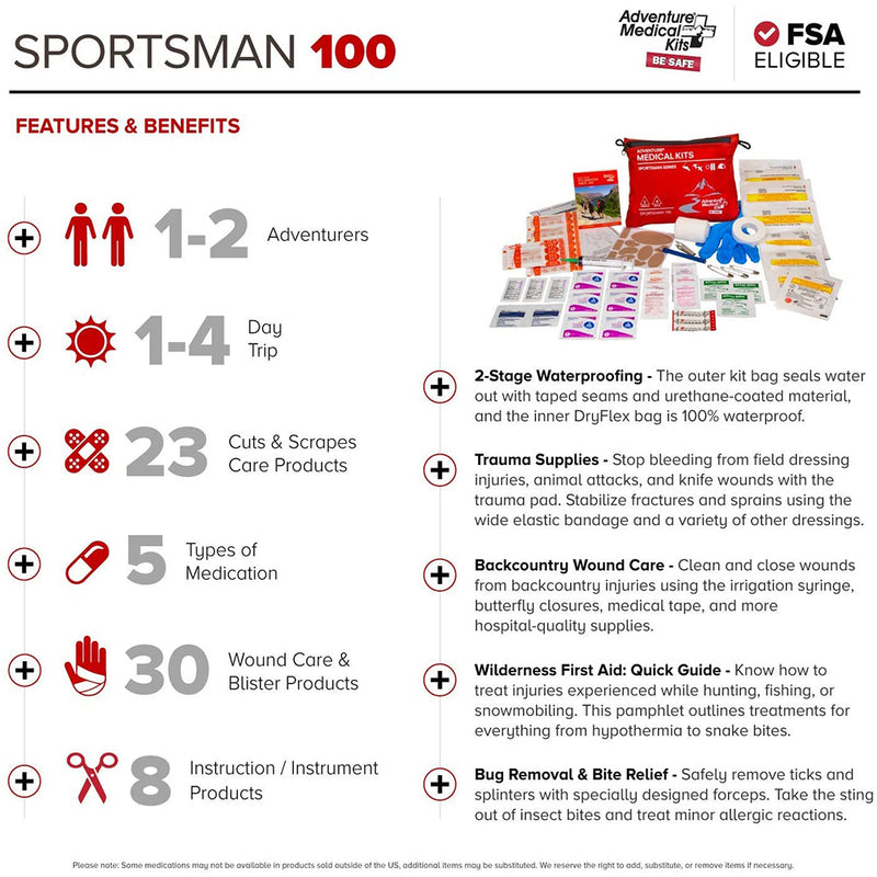 Adventure Medical Sportsman 100 First Aid Kit