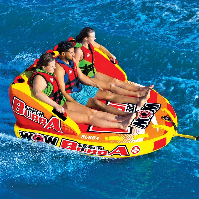 WOW Watersports Super Bubba HI-VIS 3P Towable - 3 Person