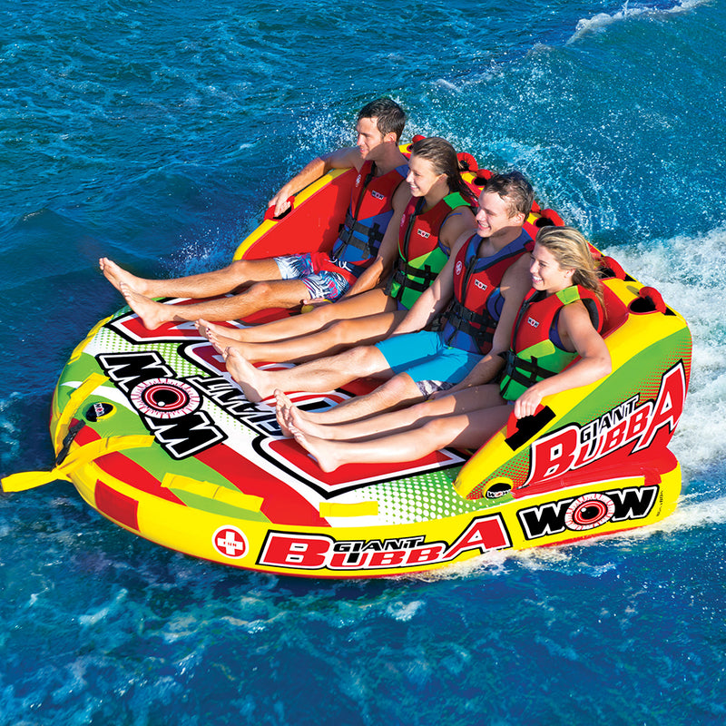 WOW Watersports Giant Bubba HI-VIS 4P Towable - 4 Person