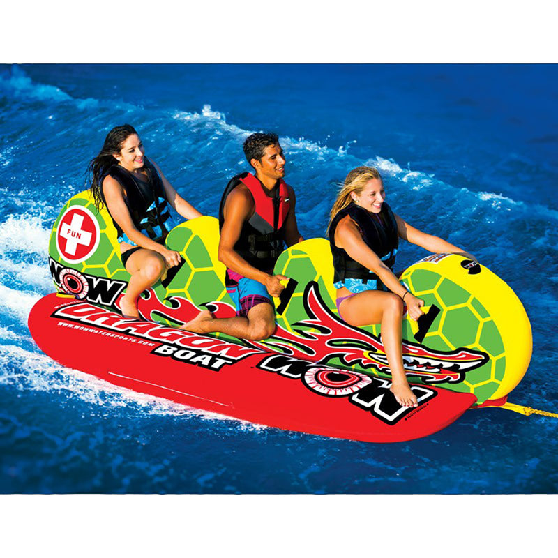 WOW Watersports Dragon Boat Towable - 3 Person