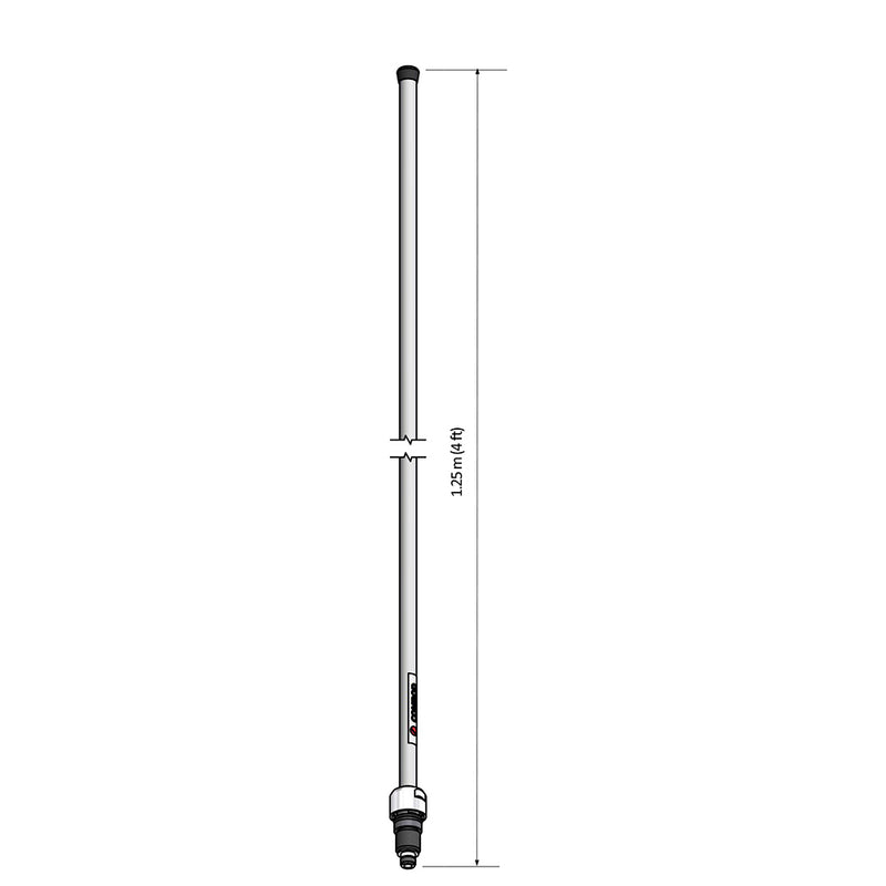 Comrod AV2458P4 4' WiFI Dual Band Antenna 2.4 & 5GHz