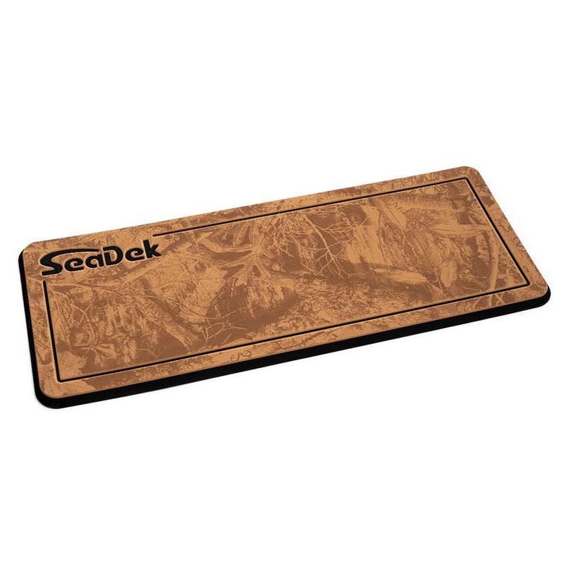 SeaDek 14" x 36" 20mm Dual Density Small Helm Pad Mocha-Black Realtree Edge Pinline Smooth - 355.6mm x 914mm x 20mm