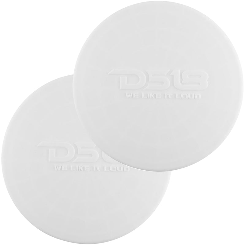 DS18 Silicone Marine Speaker Cover f-6.5" Speakers - White