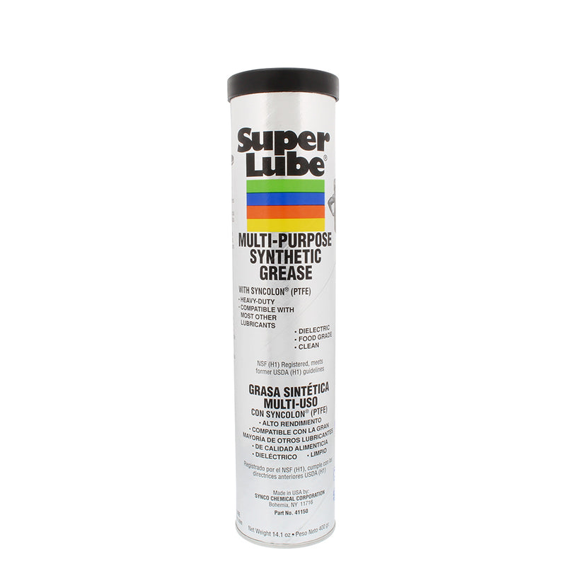 Super Lube Multi-Purpose Synthetic Grease w-Syncolon® (PTFE) - 14.1oz Cartridge