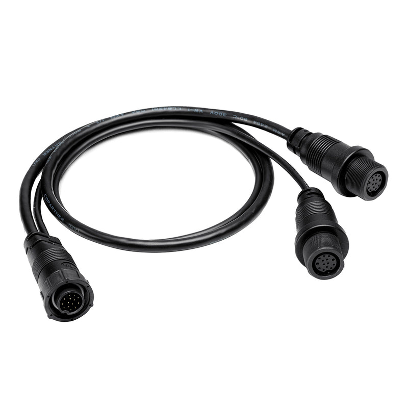 Humminbird 14 M SILR Y - SOLIX®-APEX® Side Imaging Left-Right Splitter Cable