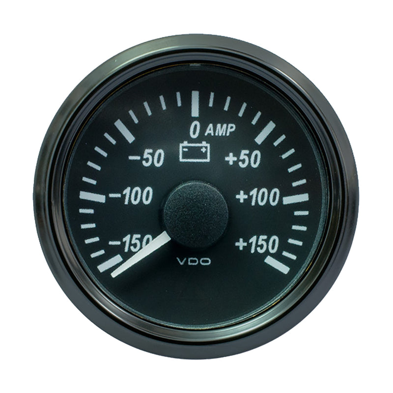 VDO SingleViu 52mm (2-1-16") Ammeter - 150 AMP