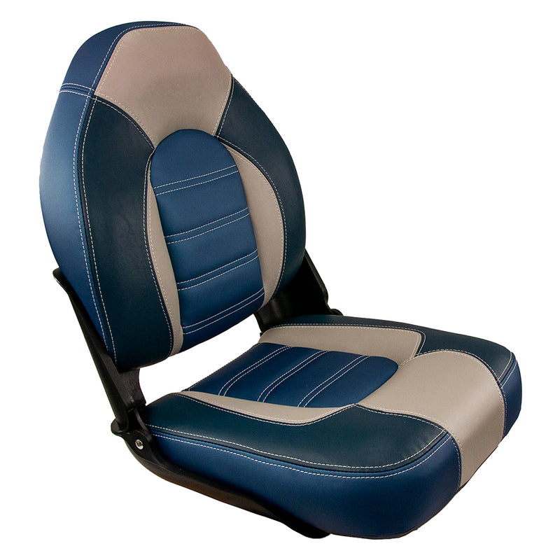 Springfield Skipper Premium HB Folding Seat - Blue-Grey