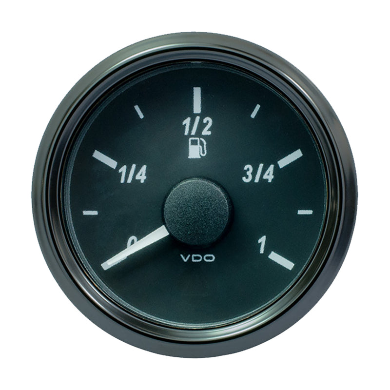 VDO SingleViu 52mm (2-1-16") Fuel Level Gauge - Euro - 90-5 Ohm