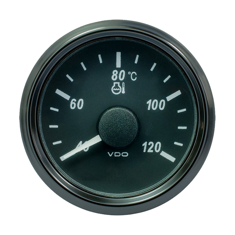 VDO SingleViu 52mm (2-1-16") Water Temp. Gauge - Euro - 120° C - 291-22 ohm