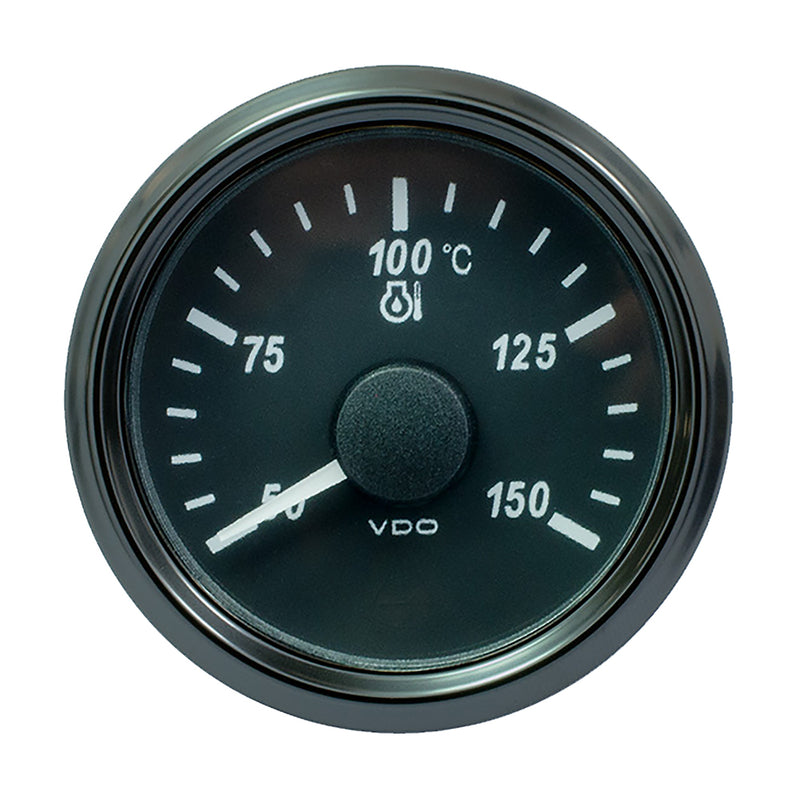 VDO SingleViu 52mm (2-1-16") Oil Temp. Gauge - Euro - 150° C - 322-18 Ohm