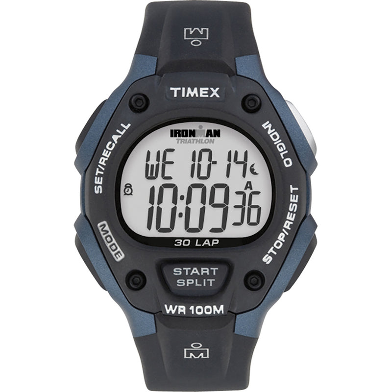 Timex IRONMAN® Classic 30 Full-Size 38mm Watch - Grey-Blue