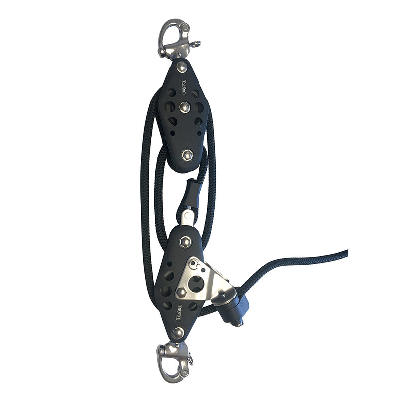 Barton Marine Size 5 4:1 Vang System, Snap Shackle Head - 40' Line