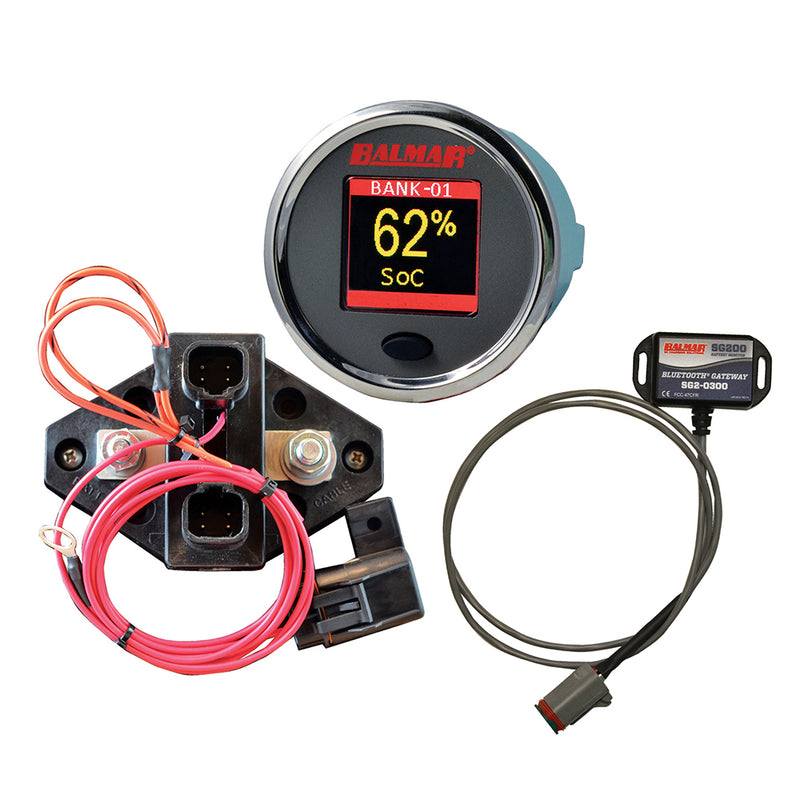 Balmar SG210 Battery Monitor Kit w-Display Shunt Gateway