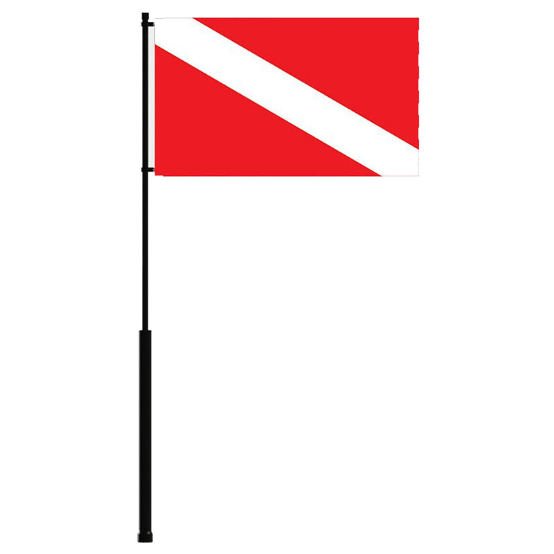 Mate Series Flag Pole - 72" w-Dive Flag