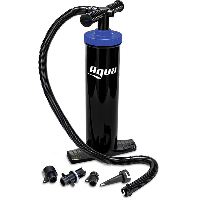 Aqua Leisure Heavy-Duty, Dual-Action Hand Pump w-4 Tips