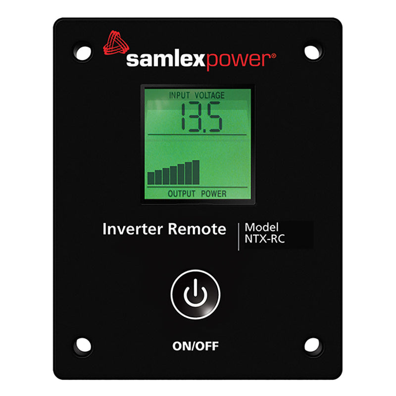 Samlex NTX-RC Remote Control w-LCD Screen f-NTX Inverters