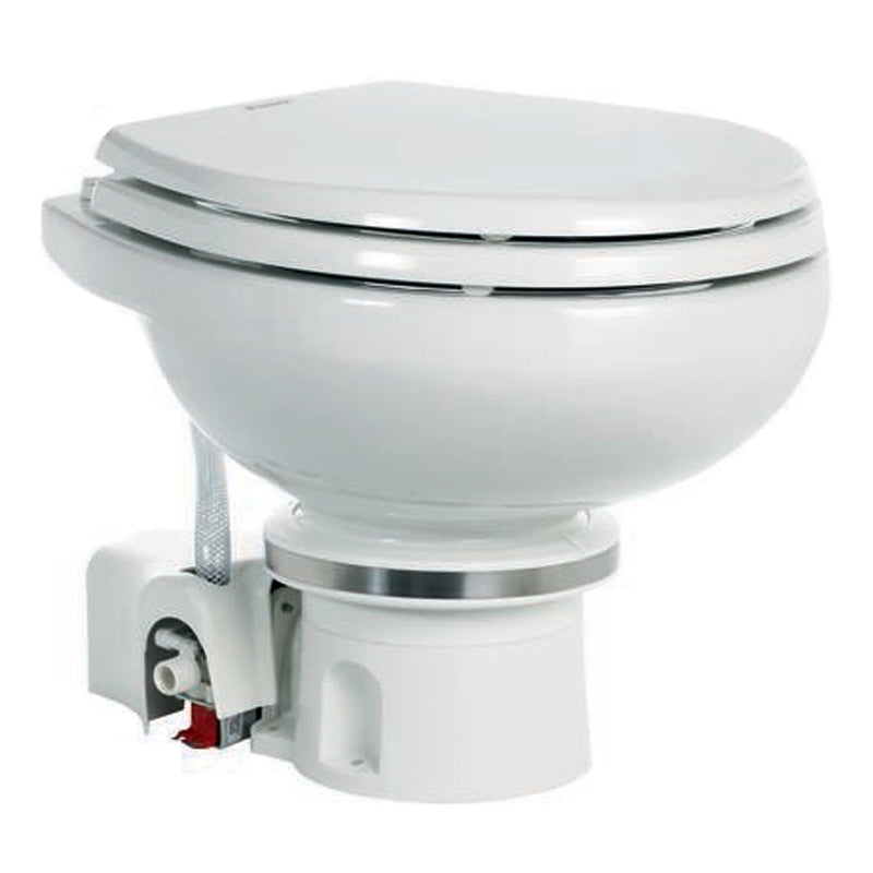 Dometic MasterFlush 7120 White Electric Macerating Toilet w-Orbit Base - 24V - Fresh Water