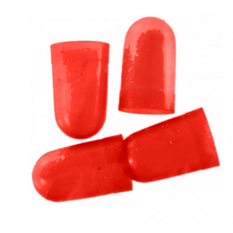 VDO Light Diffuser f-Type D Peanut Bulb - Red - 4 Pack