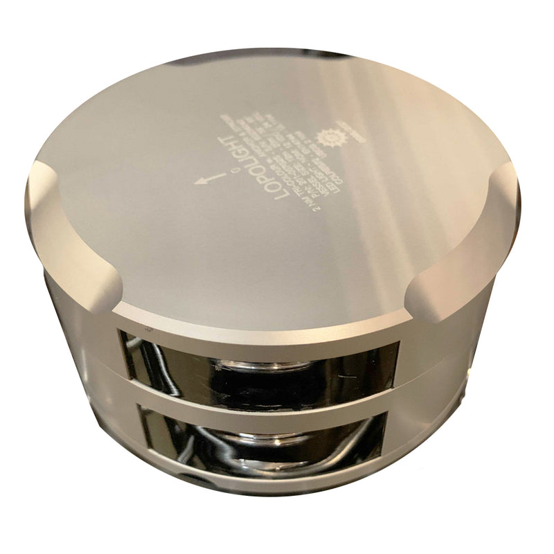 Lopolight Series 201-007 - Tri-Color Navigation-Anchor-Strobe - 2NM - Horizontal Mount - Silver Housing