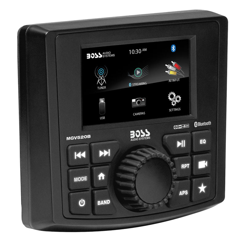 Boss Audio MGV520B Marine Stereo w-AM-FM-BT-USB-Rear Camera