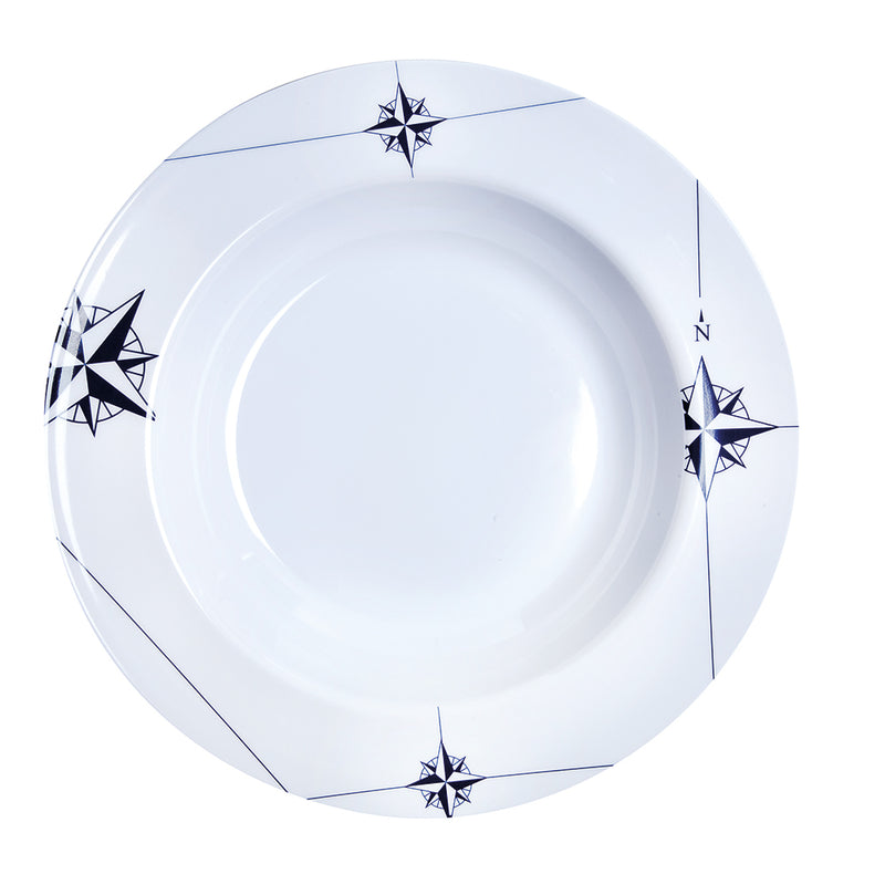 Marine Business Melamine Deep, Round Soup Plate - NORTHWIND - 8.8" Set of 6