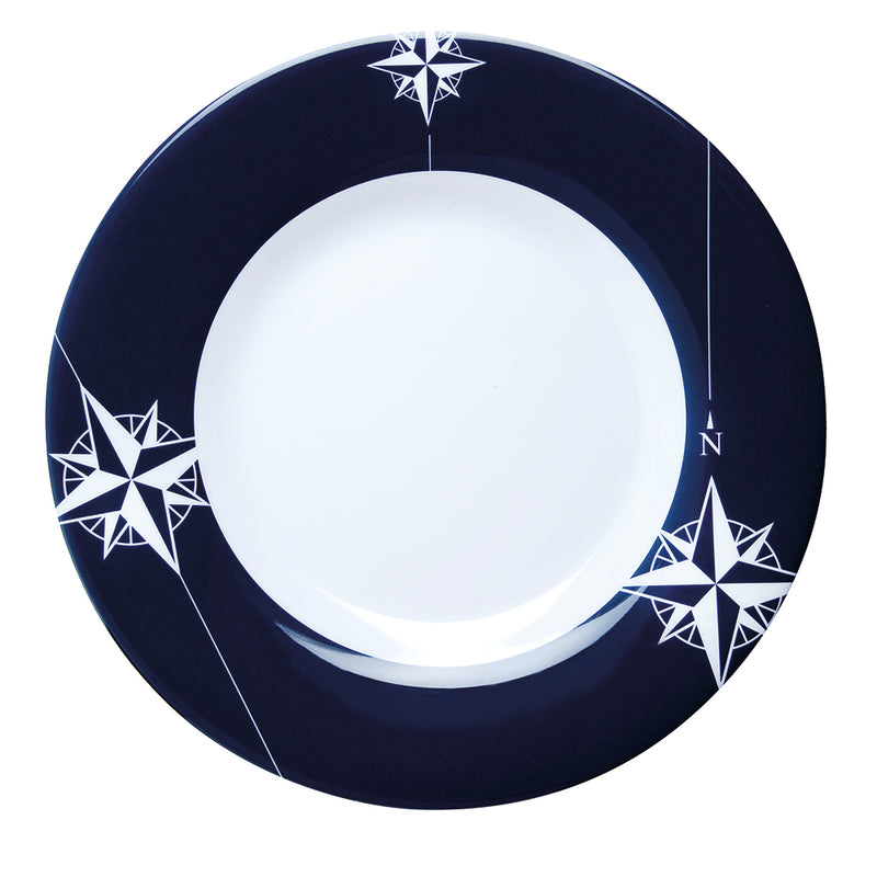 Marine Business Melamine Round Dessert Plate - NORTHWIND - 7" Set of 6