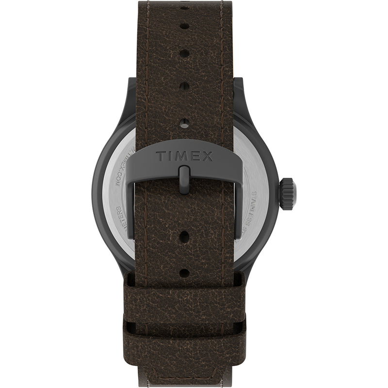 Timex Expedition® Scout™ - Khaki Dial - Brown Leather Strap