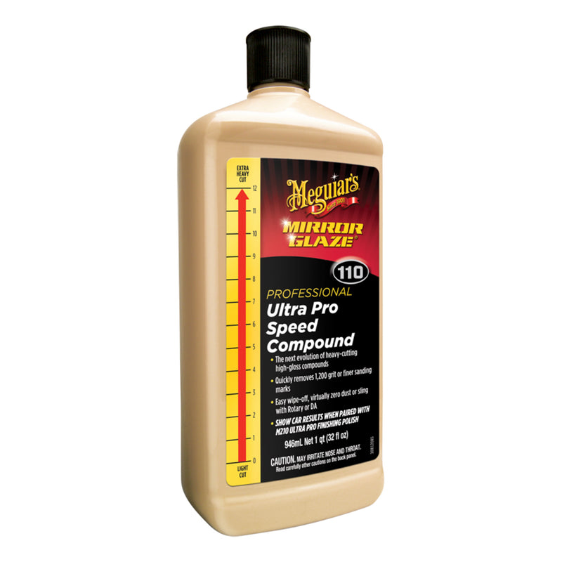 Meguiar's Mirror Glaze Ultra Pro Speed Compound - Heavy Cut, High Gloss - 32oz