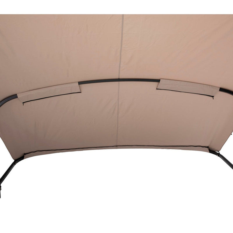 SureShade Power Bimini - Black Anodized Frame - Beige Fabric