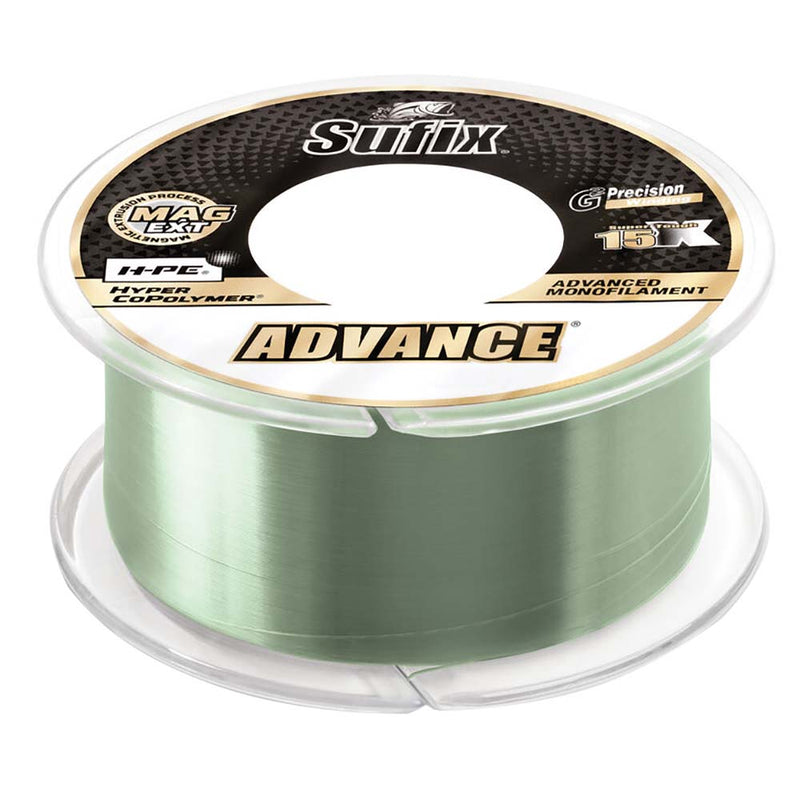 Sufix Advance® Monofilament - 20lb - Low-Vis Green - 330 yds