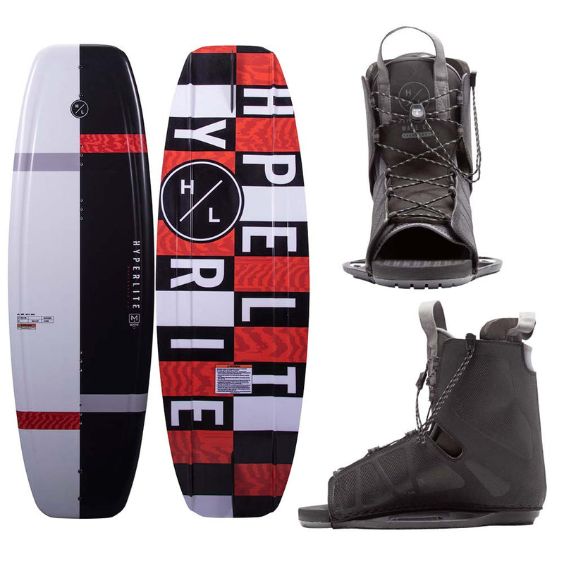 Hyperlite 2022 Motive Wakeboard w-Frequency Boot - 134cm