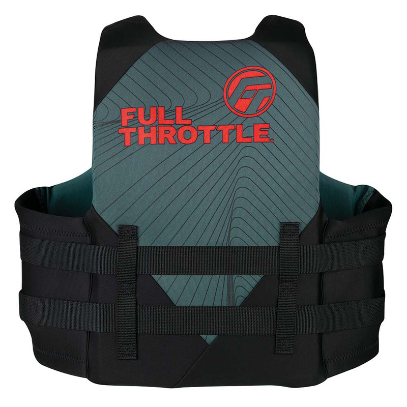 Full Throttle Adult Rapid-Dry Life Jacket - 2XL-4XL - Grey-Black