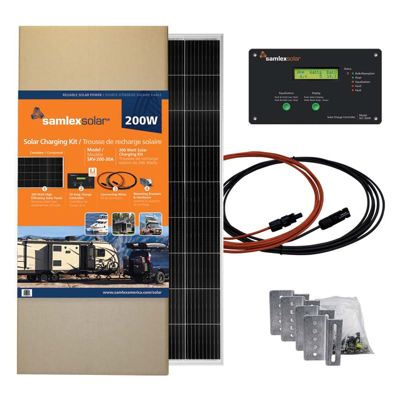 Samlex SRV-200-30A Solar Charging Kit 200W w-30A Charge Controller