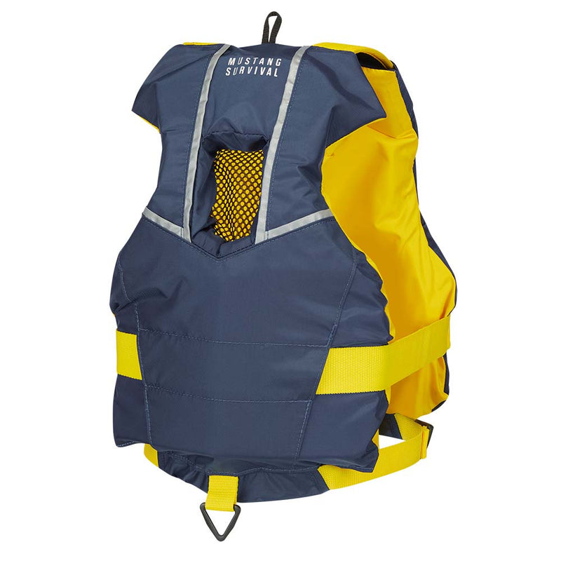 Mustang Youth Bobby Foam Vest - Yellow-Navy