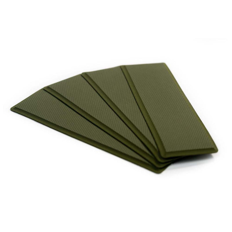 SeaDek 3.75" x 12.75" x 5mm 4-Piece Step Kit - 3.75" x 12.75" Olive Green Embossed - 95.25mm x 323.85mm x 5mm