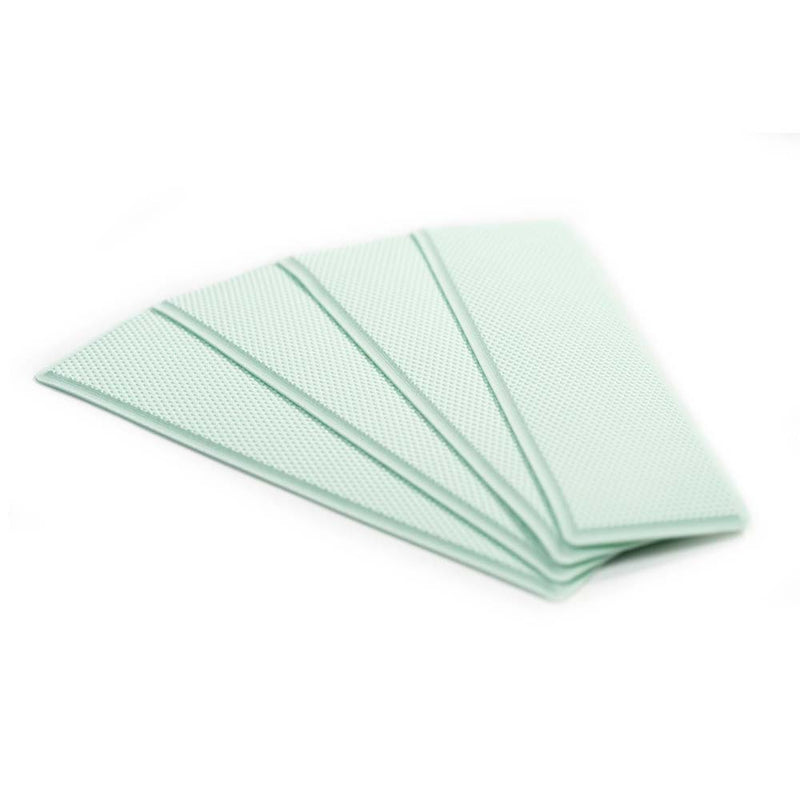 SeaDek 3.75" x 12.75" x 5mm 4-Piece Step Kit - 3.75" x 12.75" Seafoam Green Embossed - 95.25mm x 323.85mm x 5mm