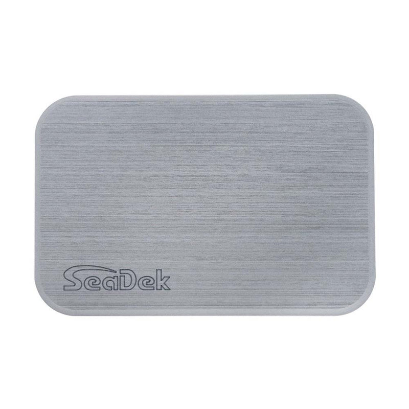 SeaDek YETI Roadie 20 Cooler Top 10-13-16" x 16-1-8" x 5mm Storm Grey SeaDek Logo Brushed