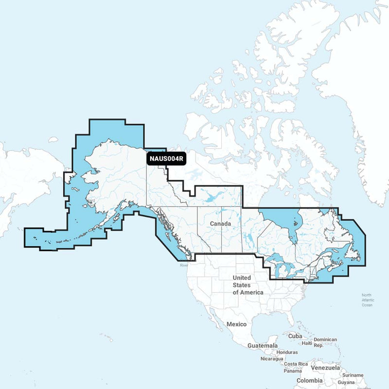 Navionics+ NAUS004R Canada & Alaska