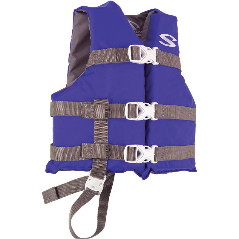 StearnsClassic Series Child Life Jacket - 30-50lbs - Blue-Grey