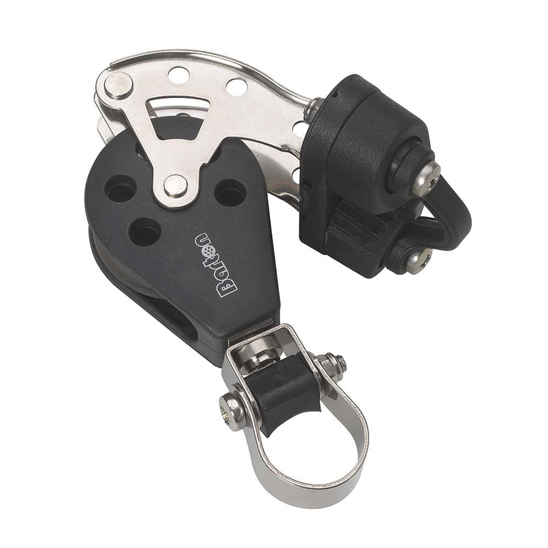 Barton Marine Size 3 Stanchion Lead Block w-Becket & Cam Cleat